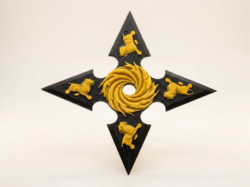 Lion Shuriken Ninja Throwing Star 4 | NO AMS