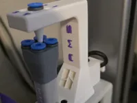 0.2mm layer, 3 walls, 15% infill - w/colored port numbers