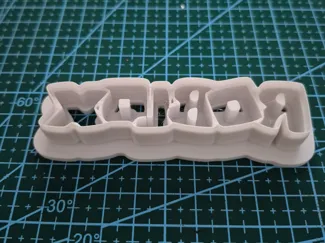 ROBLOX WORDING COOKIE CUTTER 100mm