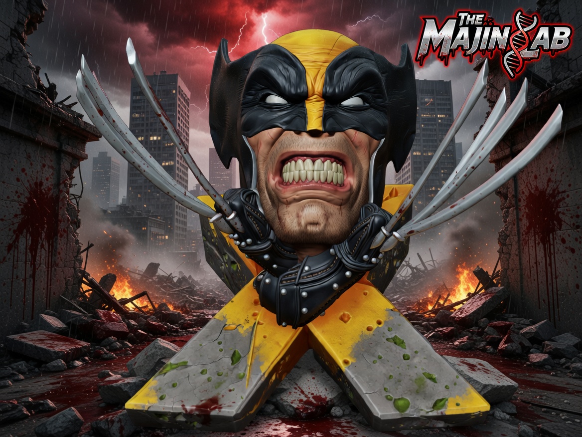 Wolverine Bust – Ferocious Display Sculpt