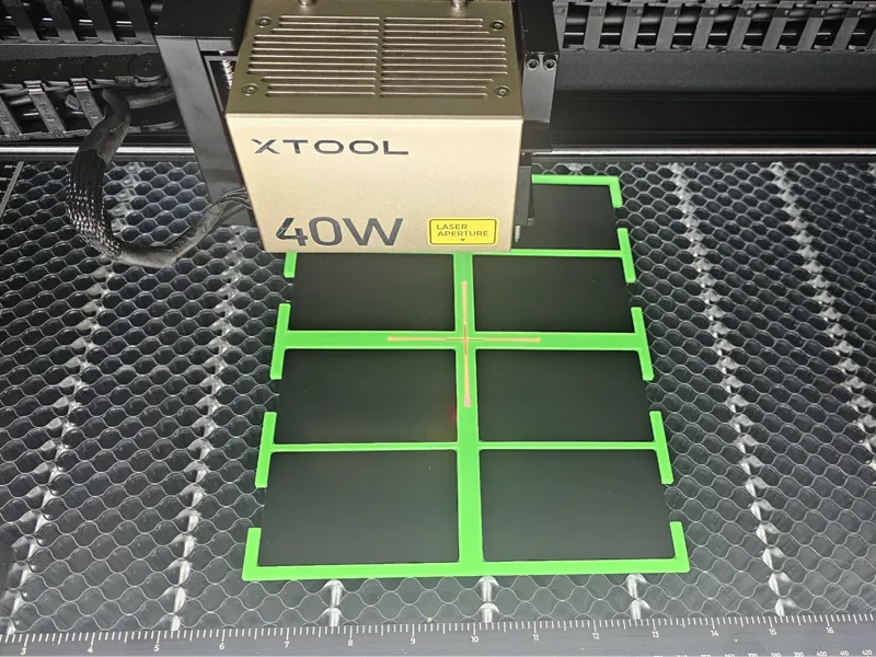XTool S1 Business Card Jig