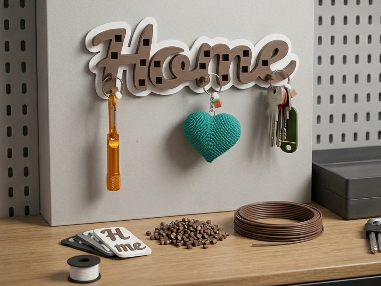 "Home" Schlüsselbrett 3D model