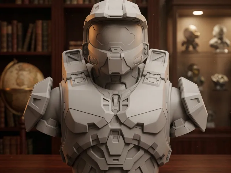 Halo Master Chief Bust
