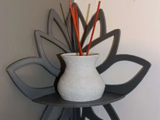 Lotus corner shelf