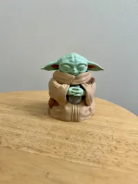 Grogu and Mandalorian version No Stand