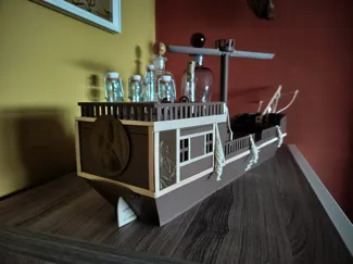 interior walls and decoration for D&D Medium Ship