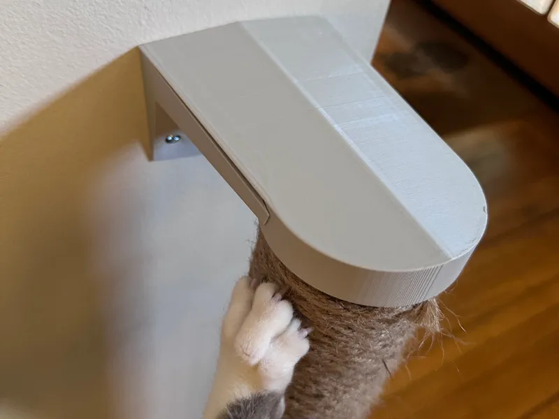 Cat Scratching Post, Wall Mounted, Replacable Post