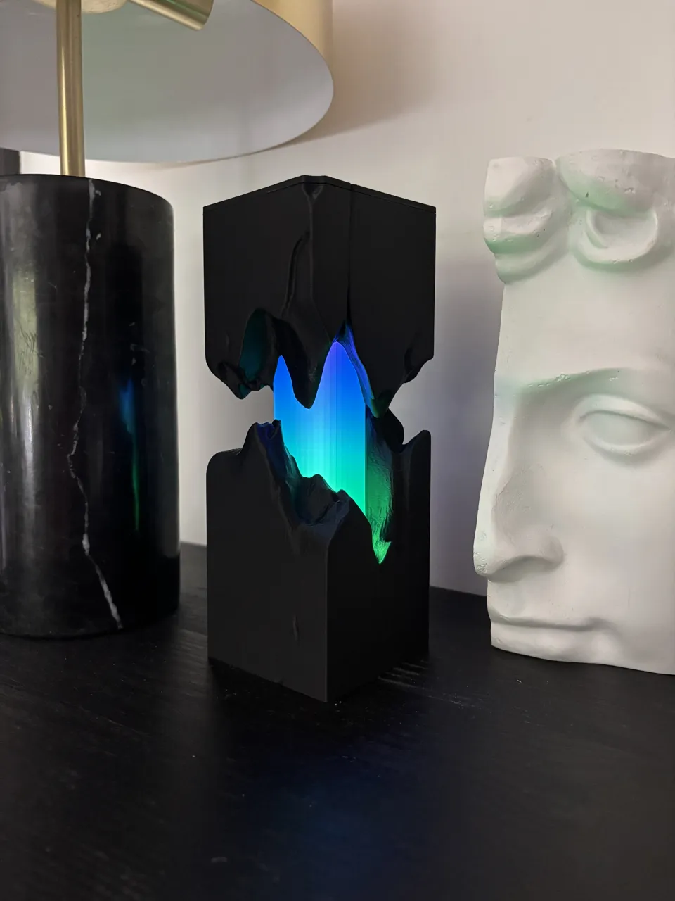 Fractured Monolith Lamp view 3