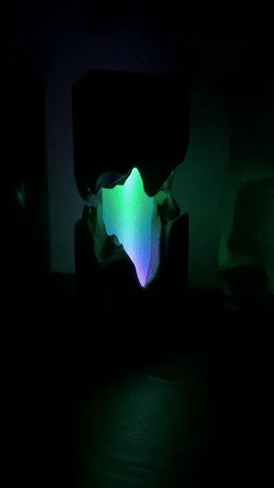 Fractured Monolith Lamp view 2