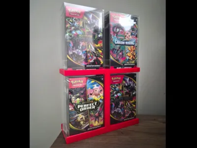 Pokémon booster bundle display