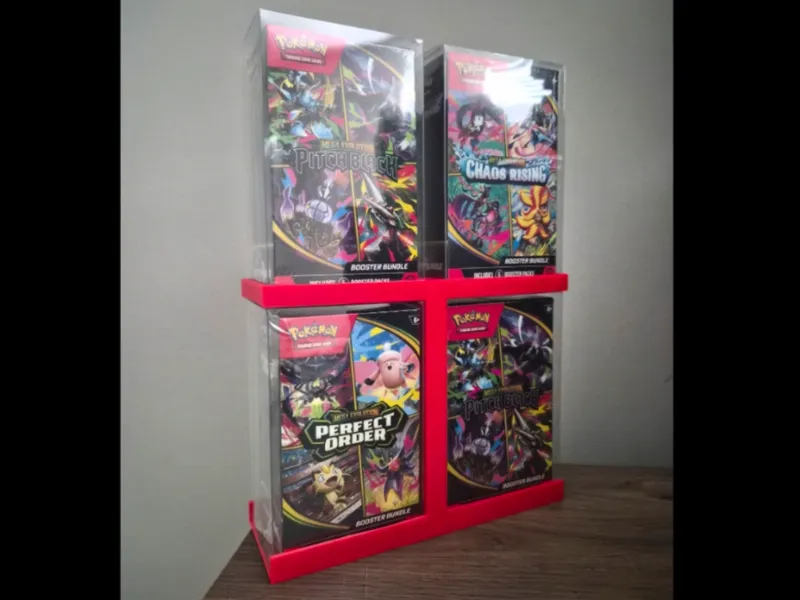 Pokémon booster bundle display