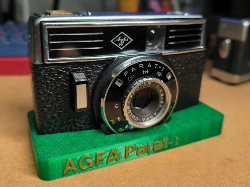 Vintage Camera Display Bases - AGFA Parat-1
