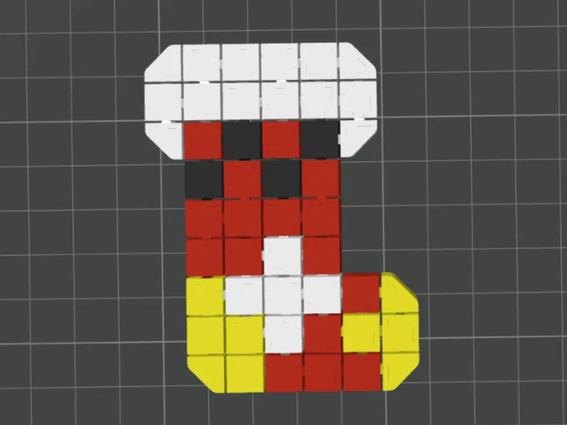 snapmaker 多色换头测试件 玩具 圣诞袜