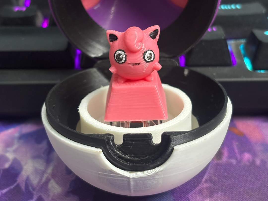 Masterball Keycap Clicker & keycap Holder