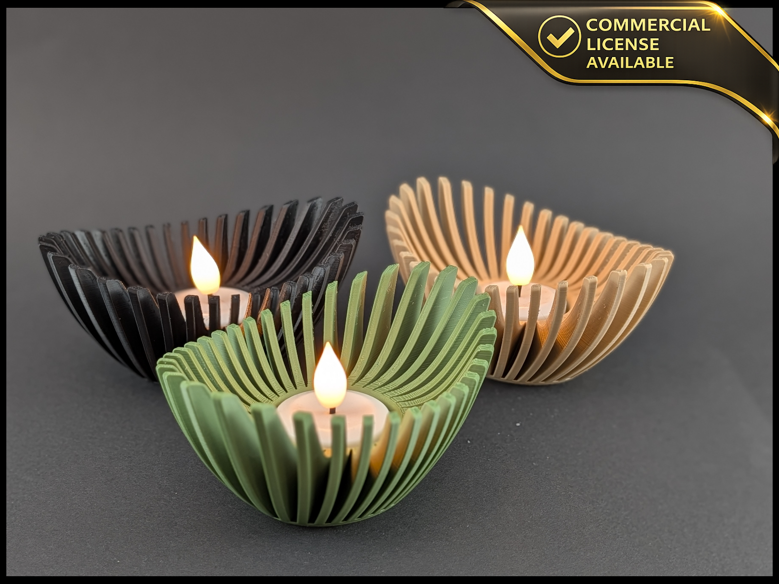 LED Tea Light Holder Kaska – Slat