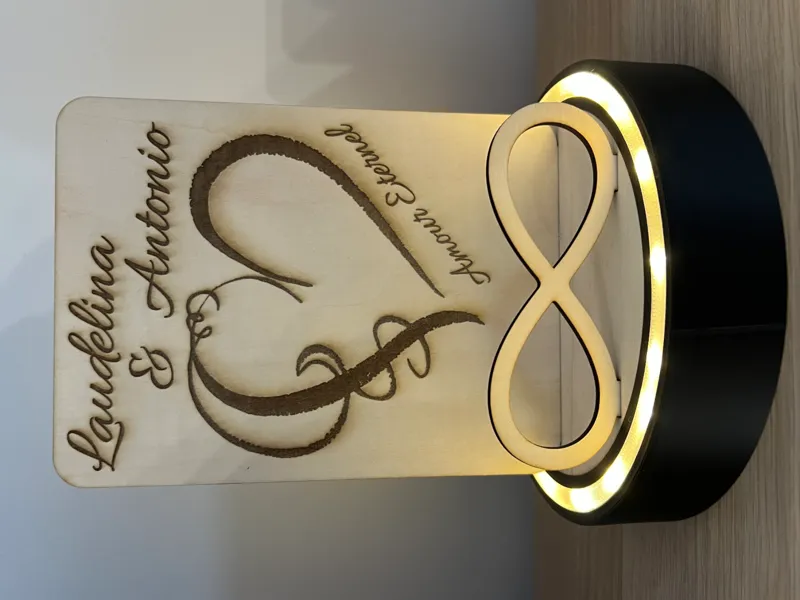 Infinity love led stand