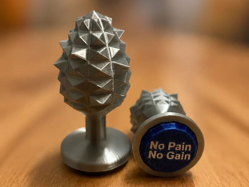 No pain No gain - funny paper press