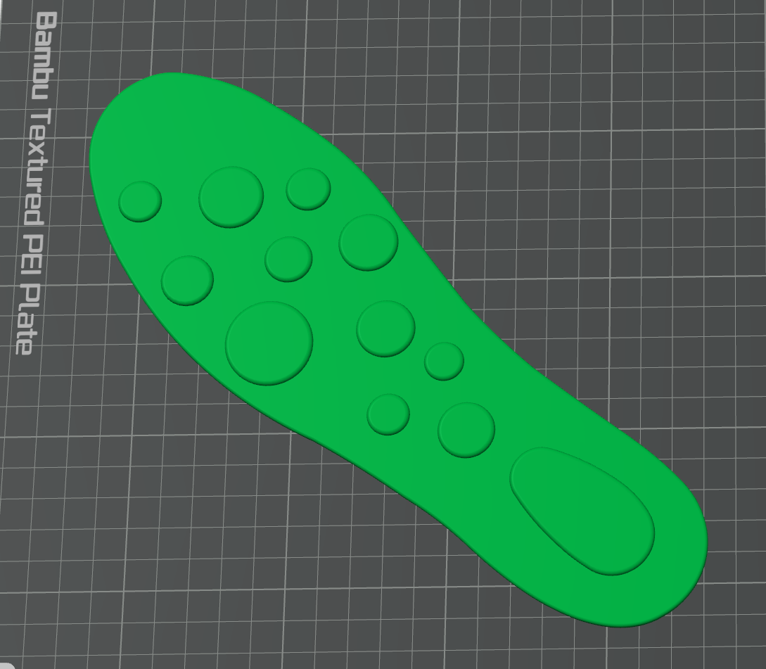 Miniatura 13 do modelo 3D 标准鞋垫