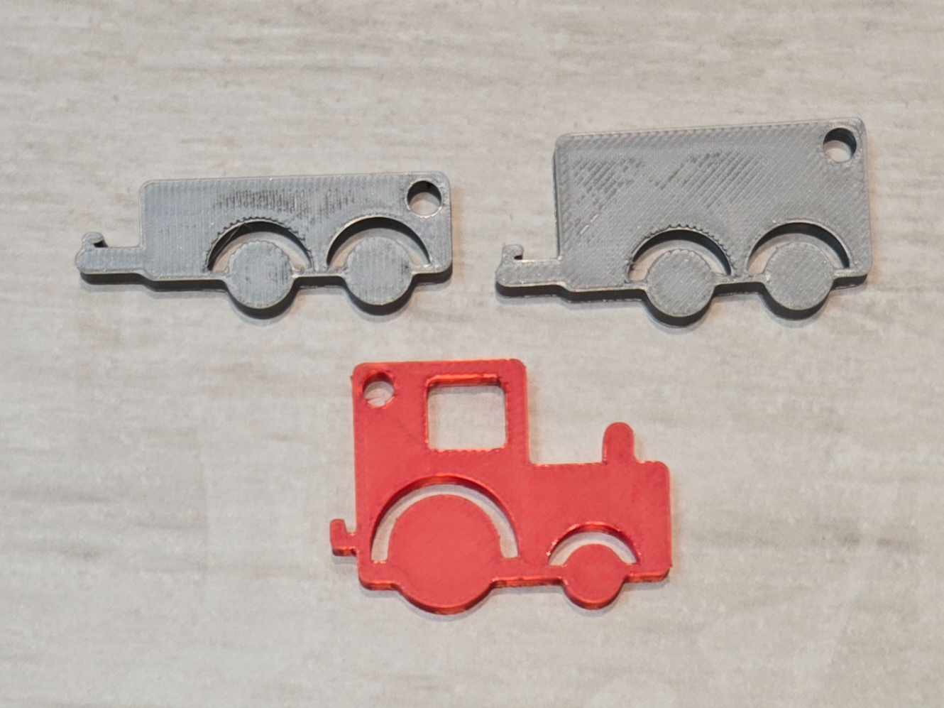 Farm Tractor & Trailers Keychain Pack