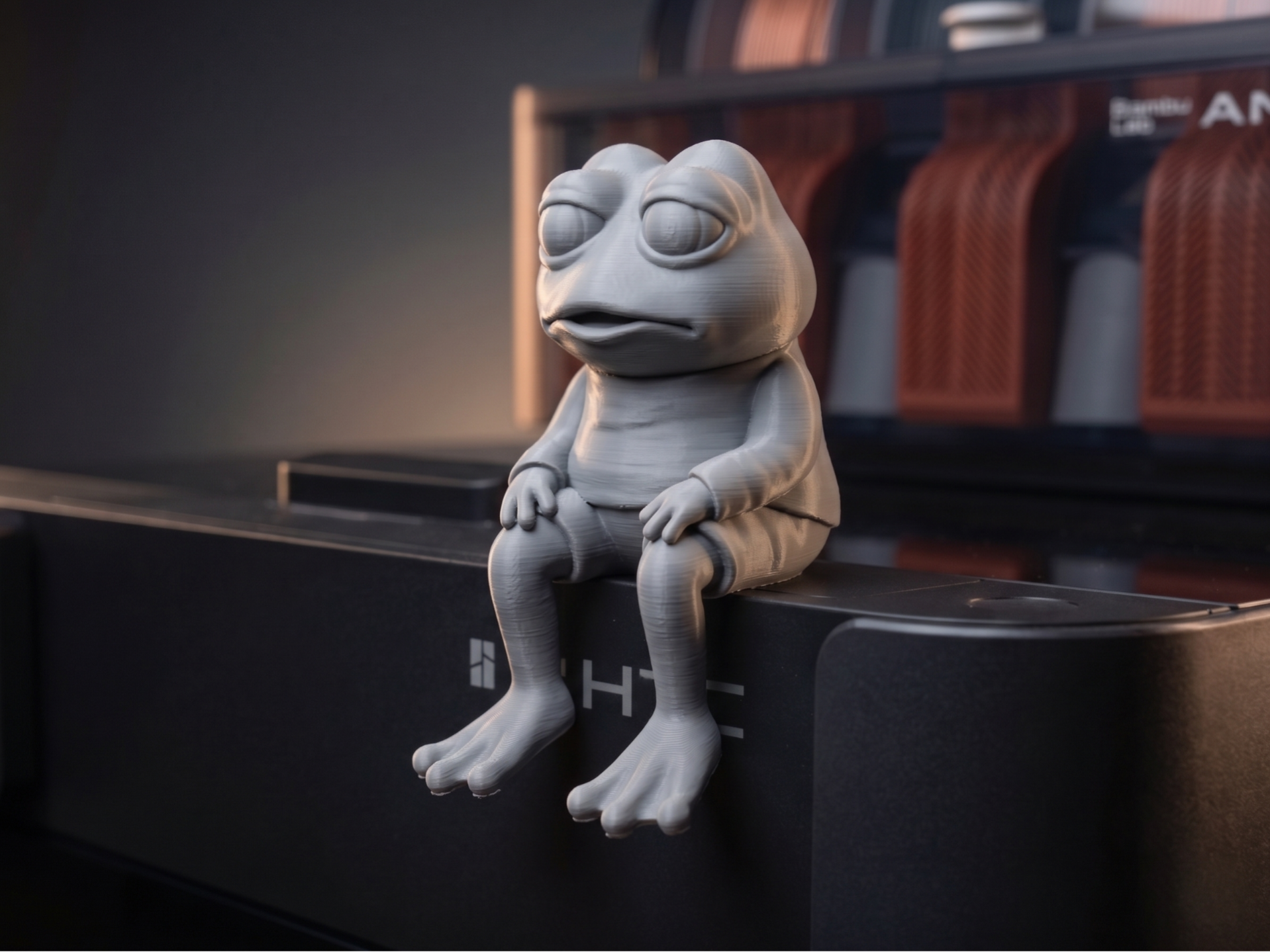 Sitting Pepe the Frog - Desk Buddy