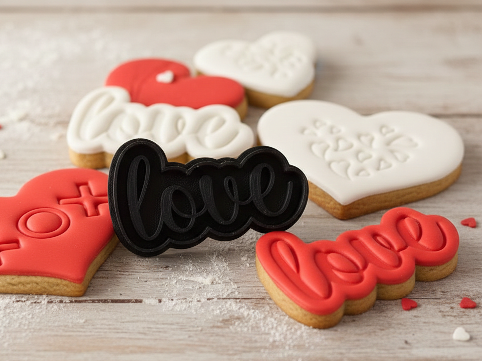 Love cookie cutter