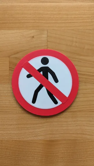 No pedestrians - multicolor