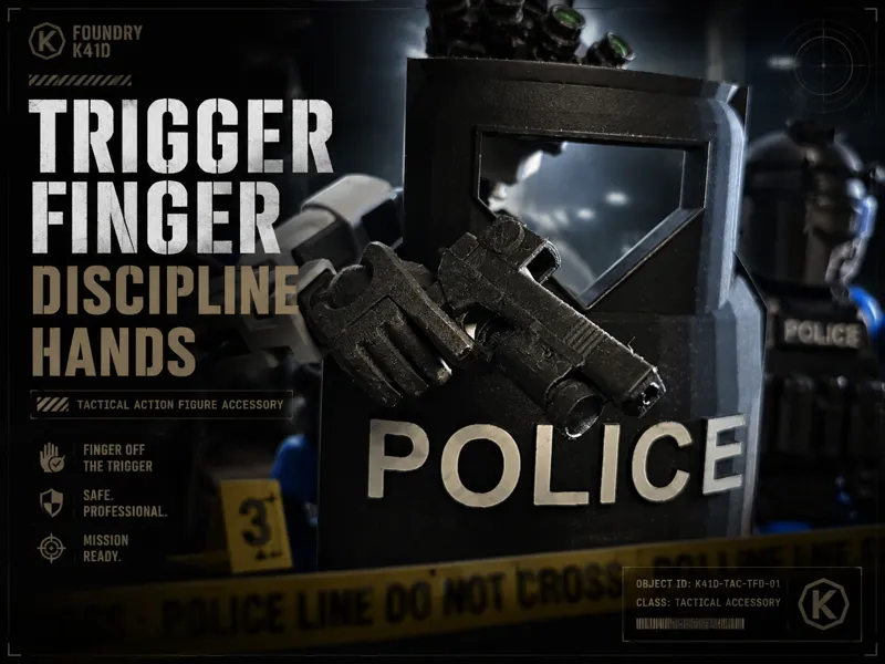 Dummy 13 Trigger Discipline Hands