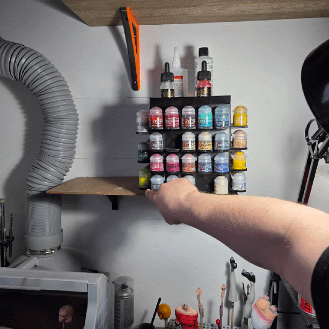 Rotating Citadel Paint Rack - Modular Carousel 