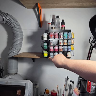 Rotating Citadel Paint Rack - Modular Carousel 