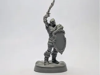 Human Paladin – Daily Miniature Challenge
