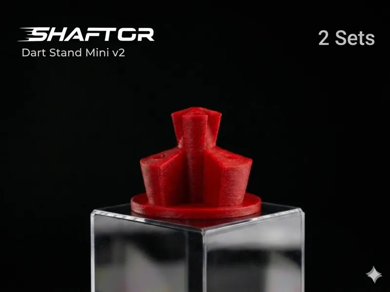 Mini Dart Stand v2 6 Darts Ultra Compact NO AMS