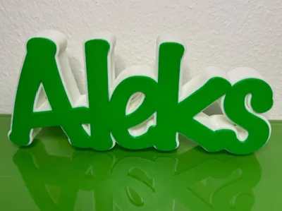 Aleks Name Sign