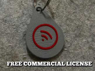 Tear drop NFC Tag, 25mm