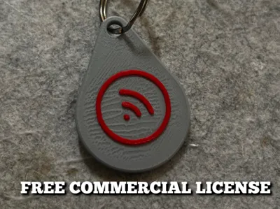 Tear drop NFC Tag, 25mm