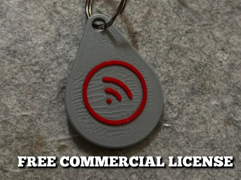 Tear drop NFC Tag, 25mm