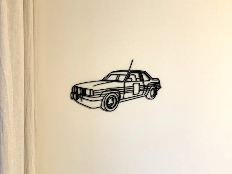Opel Ascona 400 Rothmanns GruppeB Rallye Wandkunst