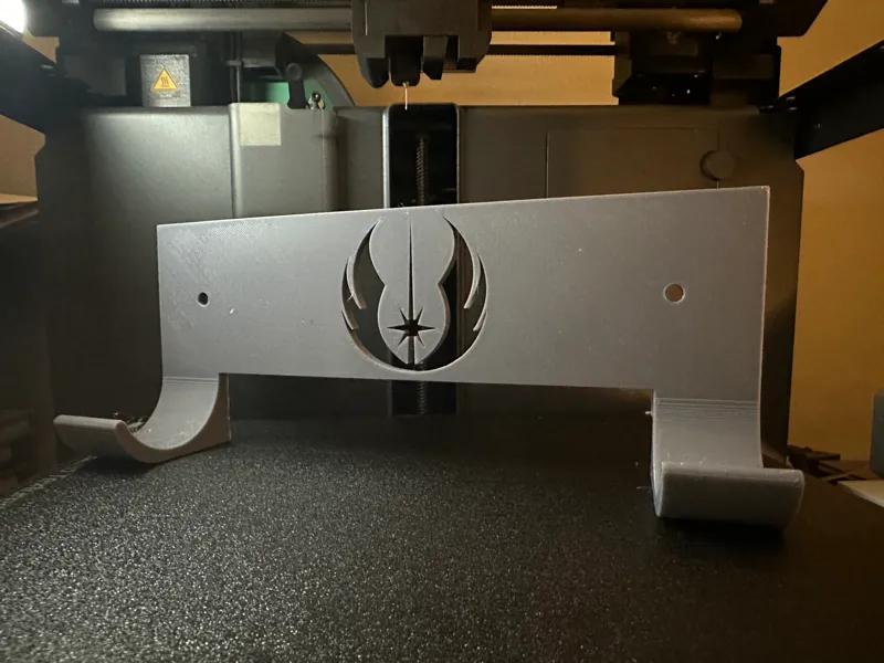 Lightsaber Wall Mount with Jedi Logo