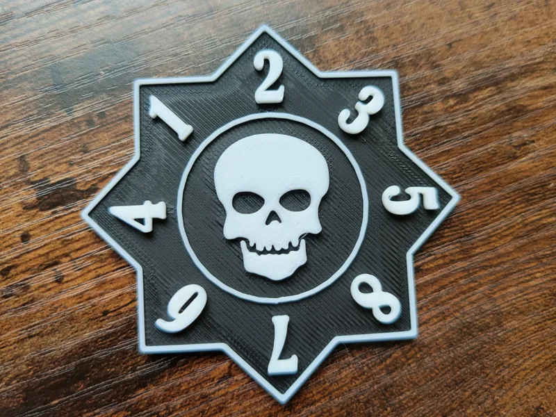 Blood Bowl Scatter Template