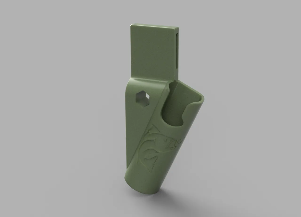 Strong Fishing Rod Holder Belt / Clip view 2