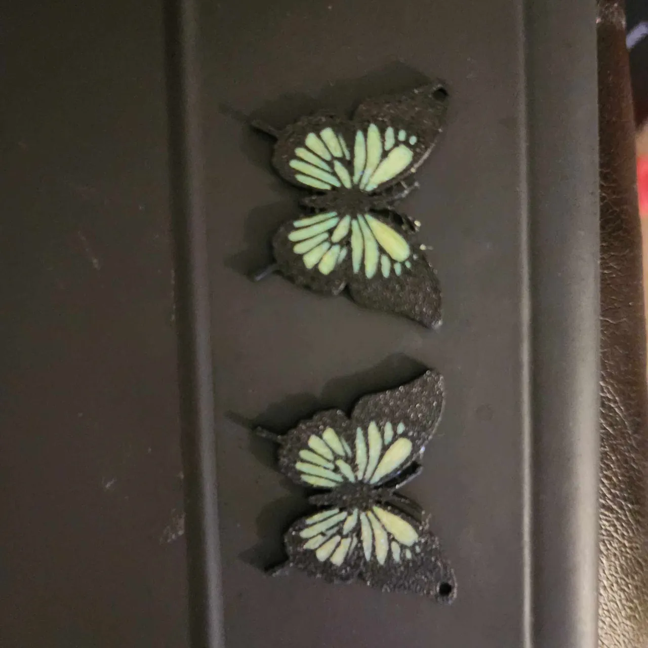 Butterfly earrings view 3