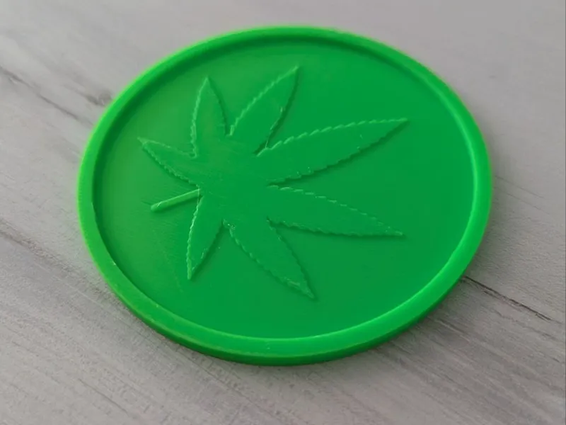 Cannabis coaster