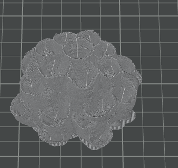 Miniatura 4 do modelo 3D Queen cell wasp nest