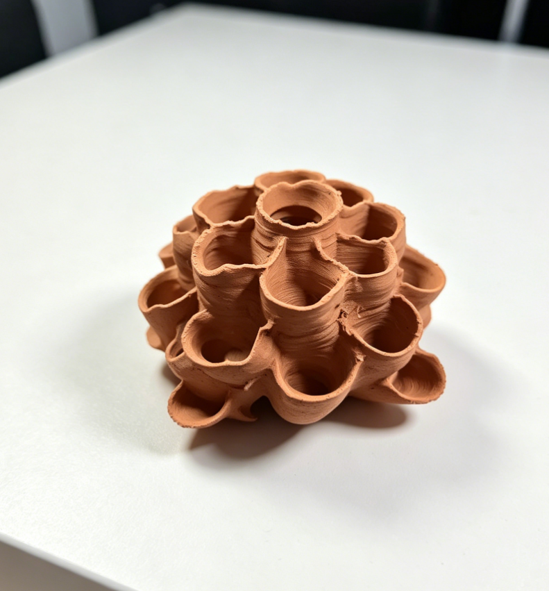 Miniatura 5 do modelo 3D Queen cell wasp nest
