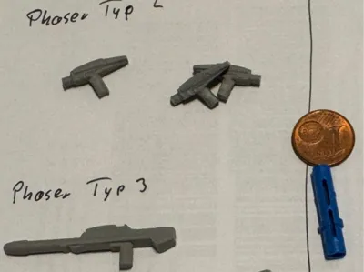Star Trek Phaser Types 2 and 3