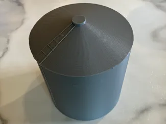 toy grain bin flatbottom simple