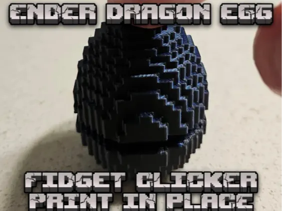 Minecraft Ender Egg fidget clicker multipart