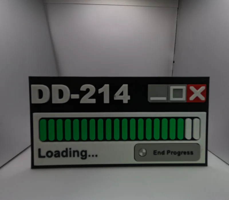 DD 214 Loading Sign
