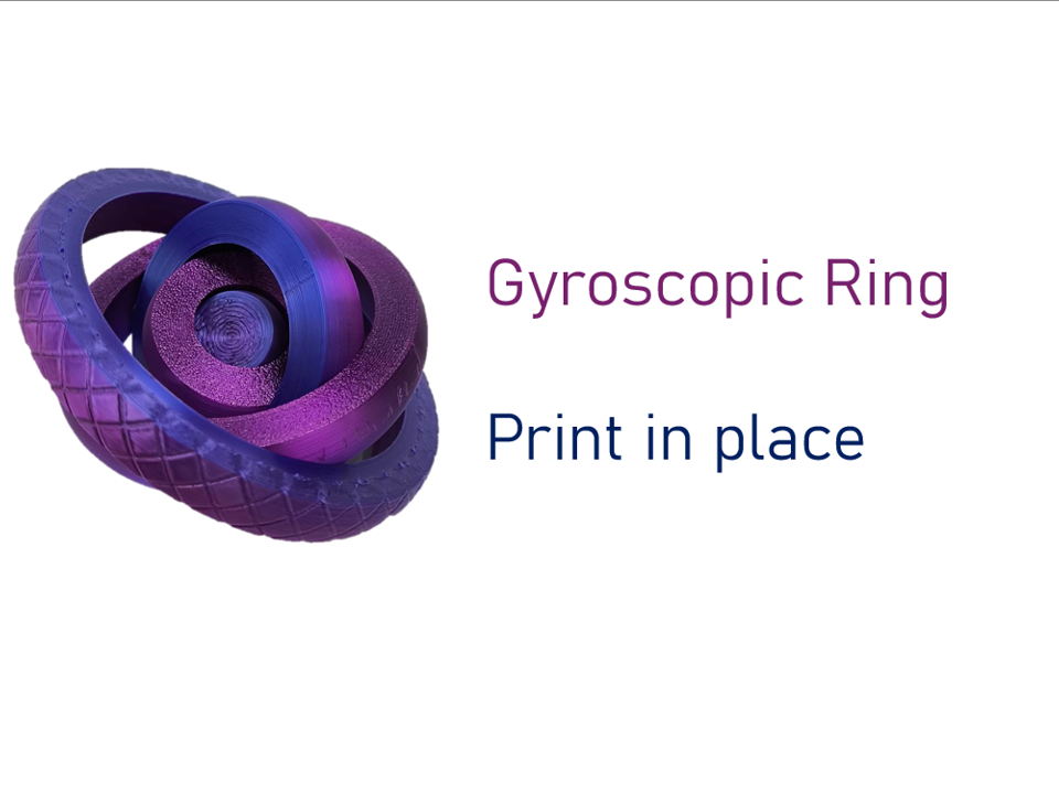 Gyroscopic Ring Fidget Toy