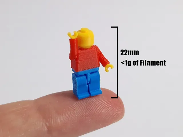 World's Smallest Articulated Brick Minifigure