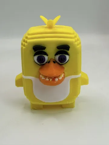 Figura decorativa: 99 Nights Chica Sprite - Blocky Animatronic — vista de referencia 3
